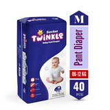 Twinkle Baby (6-12Kg) - M Pants Diaper <br> 40 pcs