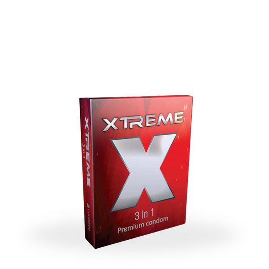 Xtreme 3 in 1  <br>3's Pack-Condom